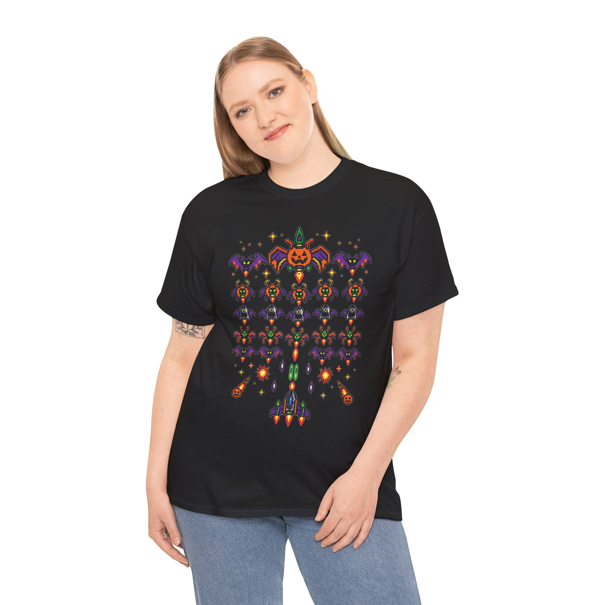 Halloween Galaga Graphic Tee