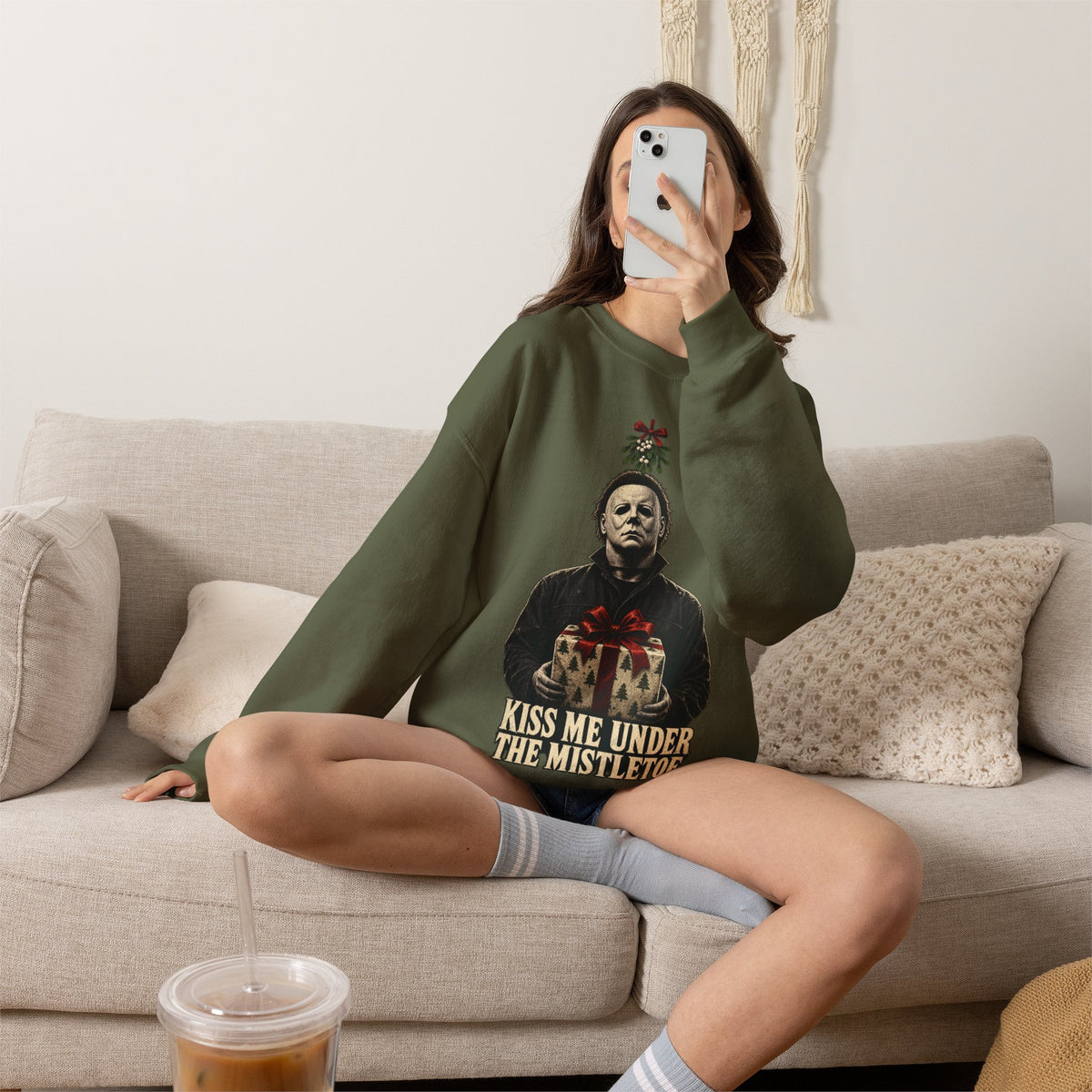 Michael Myers Christmas Crewneck Sweatshirt