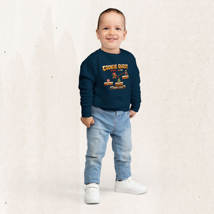 Christmas Cookie Quest Toddler Sweatshirt