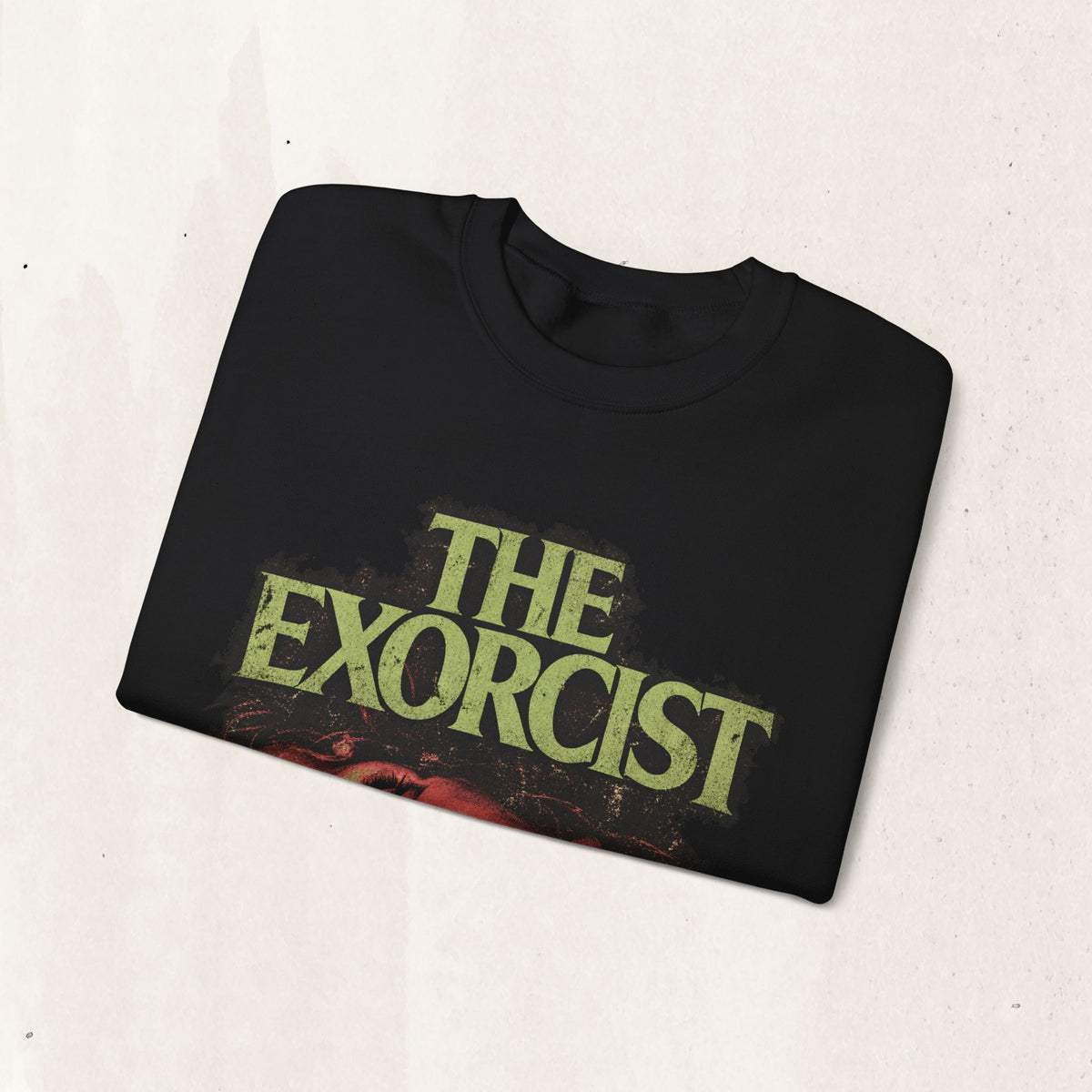 The Exorcist Horror Movie Crewneck Sweatshirt in Black, alternate view
