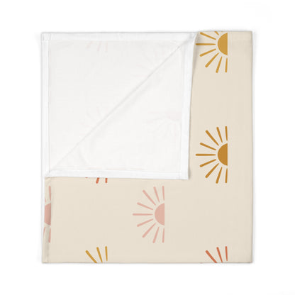 Boho Sunrise Baby Swaddle Blanket