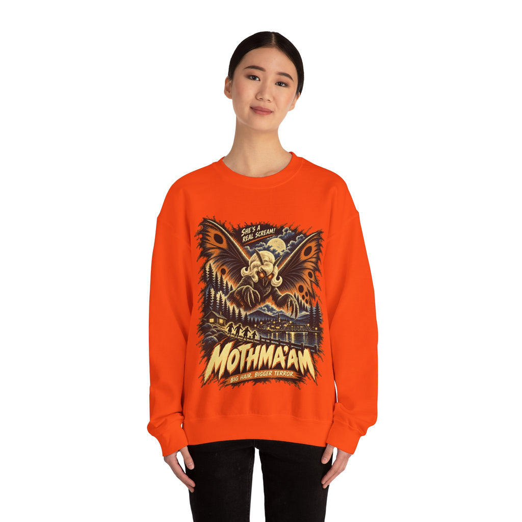 Mothmaam Retro Monster Crewneck Sweatshirt