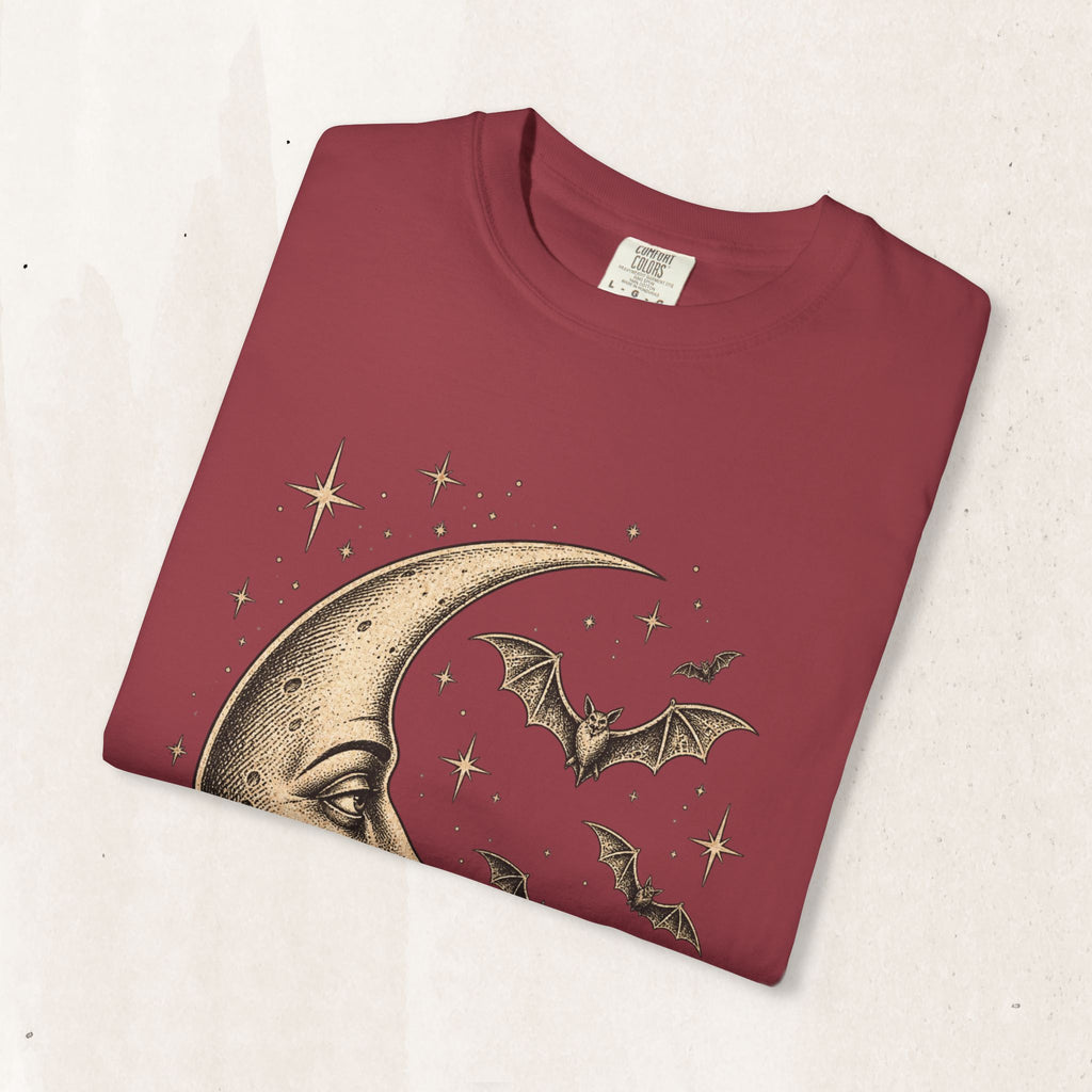 Crescent Moon & Bats Tee