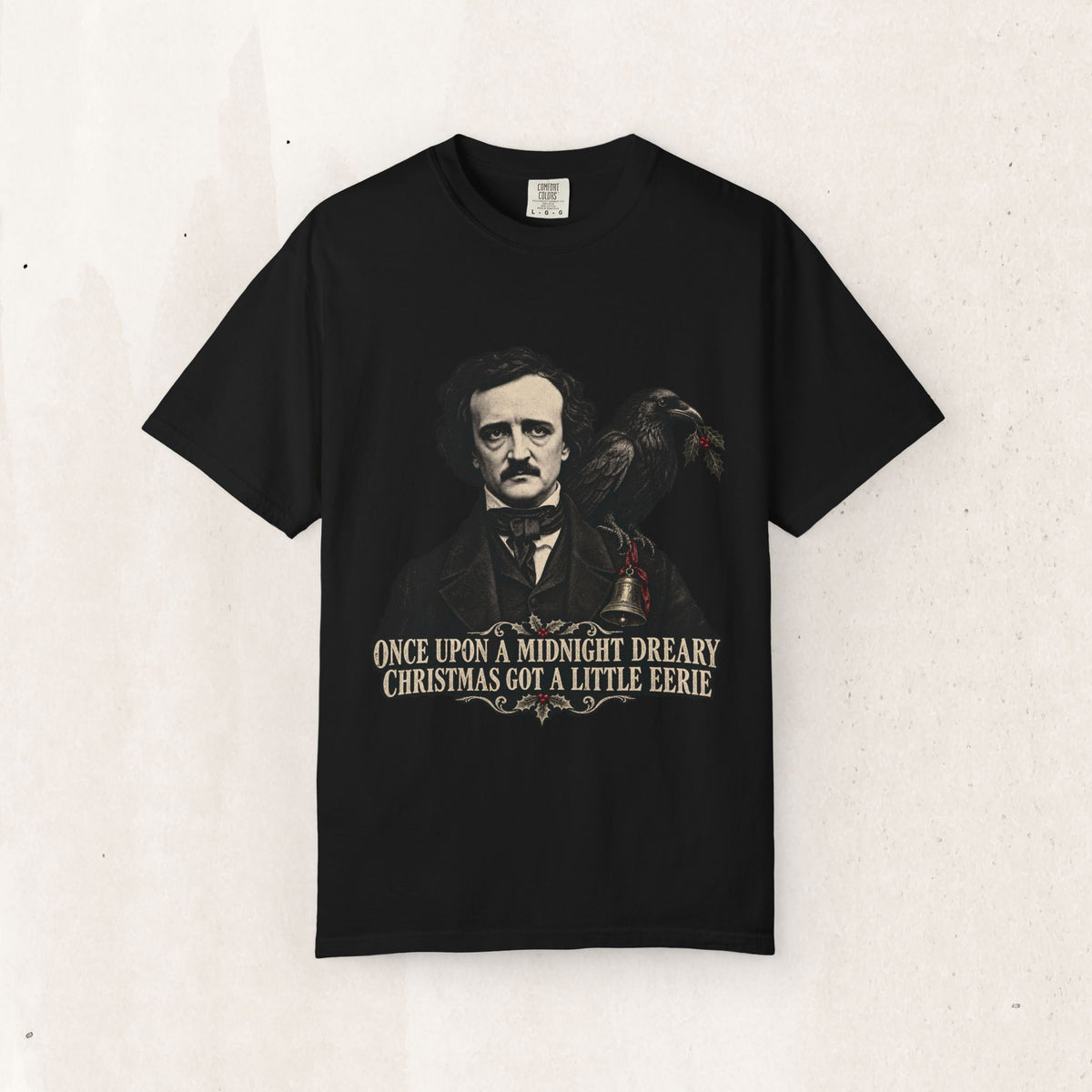 Edgar Allan Poe 'Once Upon a Midnight Dreary' Christmas Tee