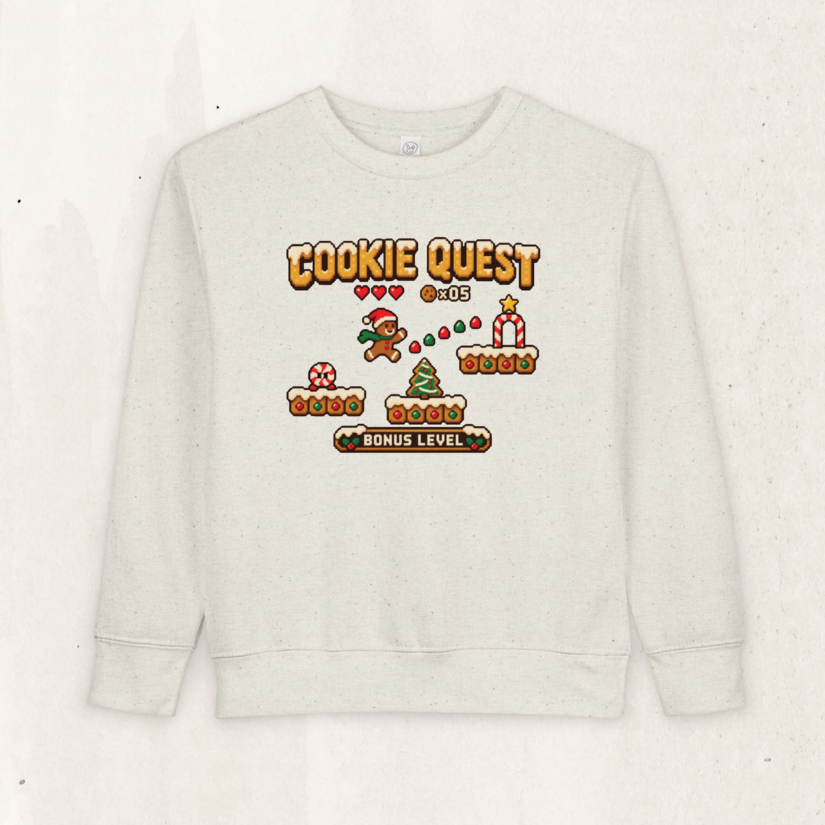 Christmas Cookie Quest Toddler Sweatshirt