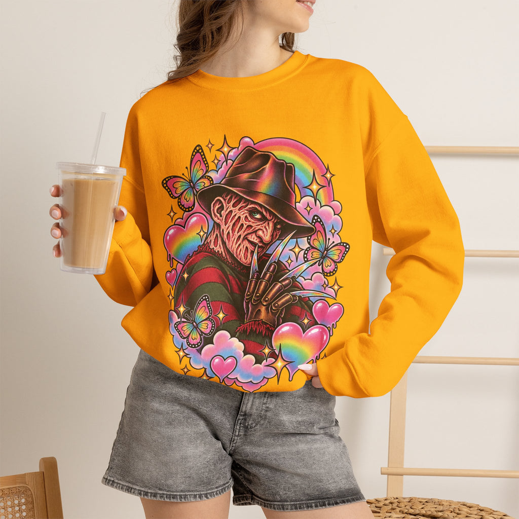 Freddy Krueger Rainbow Crewneck Sweatshirt