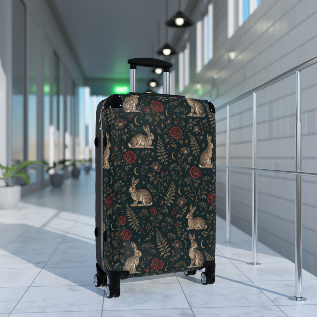 Vintage Rabbit & Rose Luggage