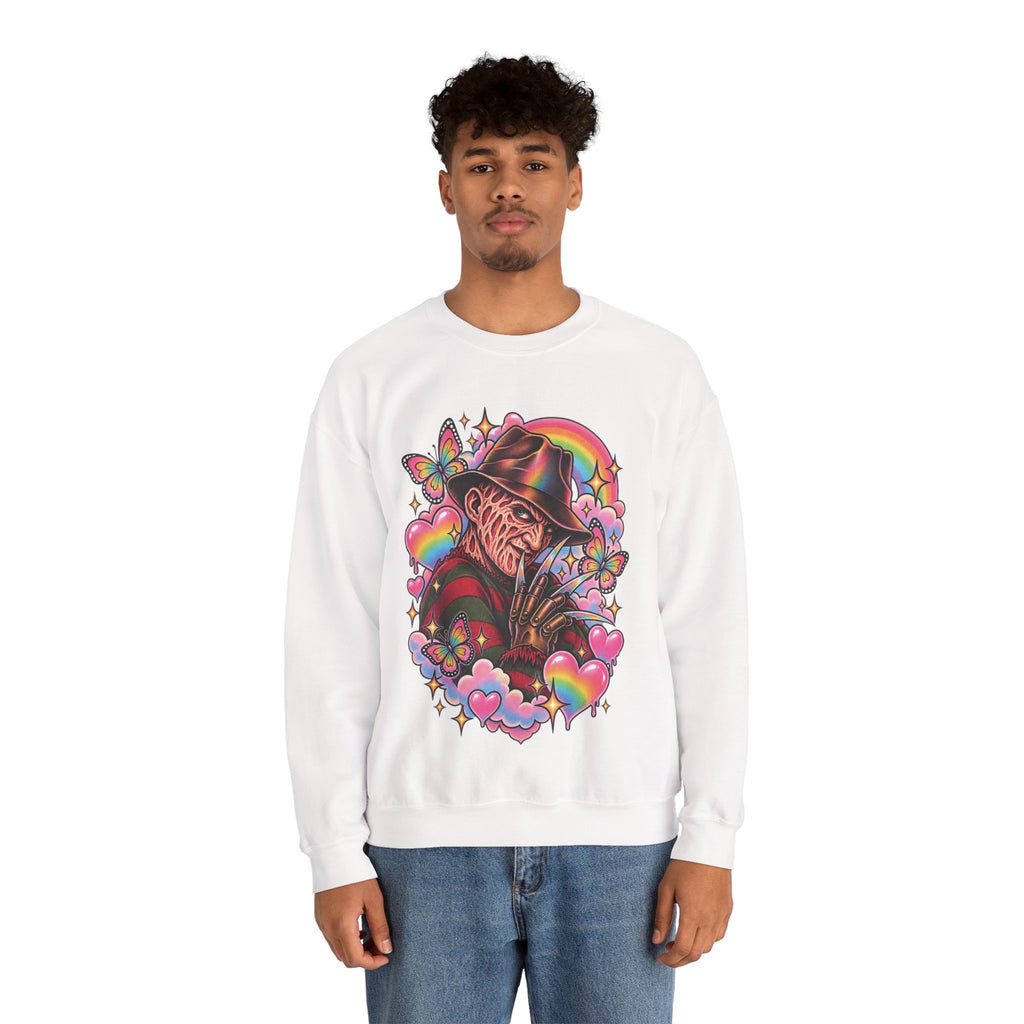 Freddy Krueger Rainbow Crewneck Sweatshirt