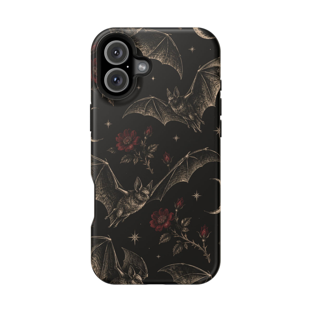 Gothic Bat & Moon Magnetic Phone Case, alternate view