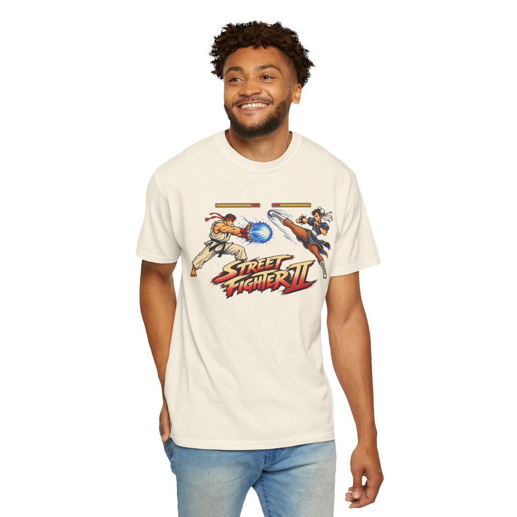 Street Fighter II Ryu vs Chun-Li Graphic Tee