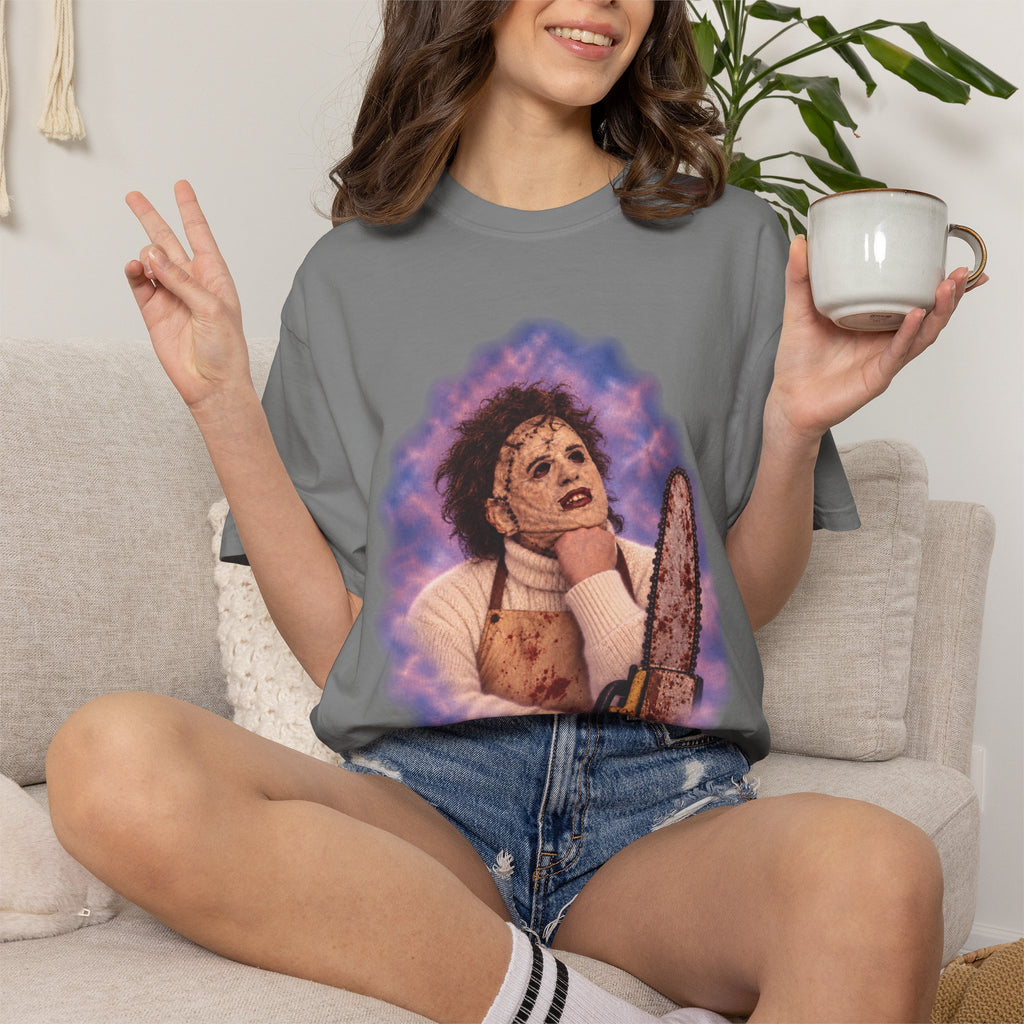 Leatherface 80's Portrait Tee