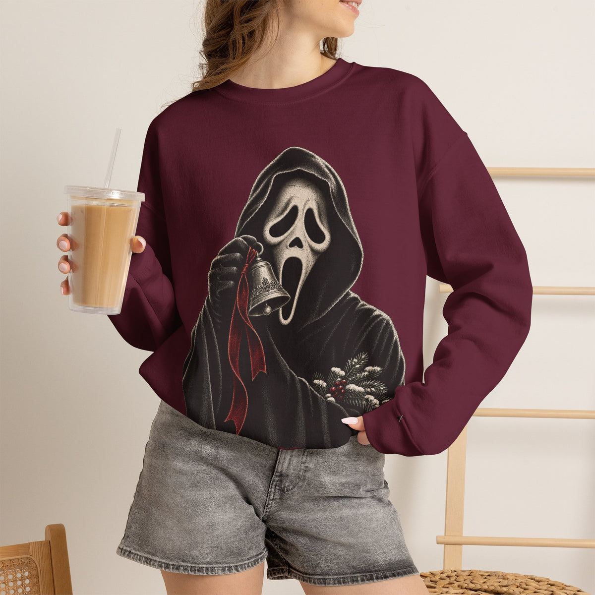 Ghostface Christmas Crewneck Sweatshirt