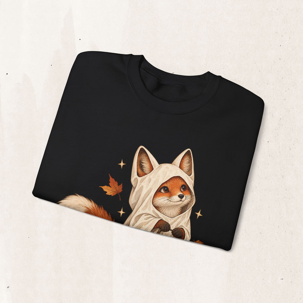 Autumn Lantern Fox Crewneck Sweatshirt
