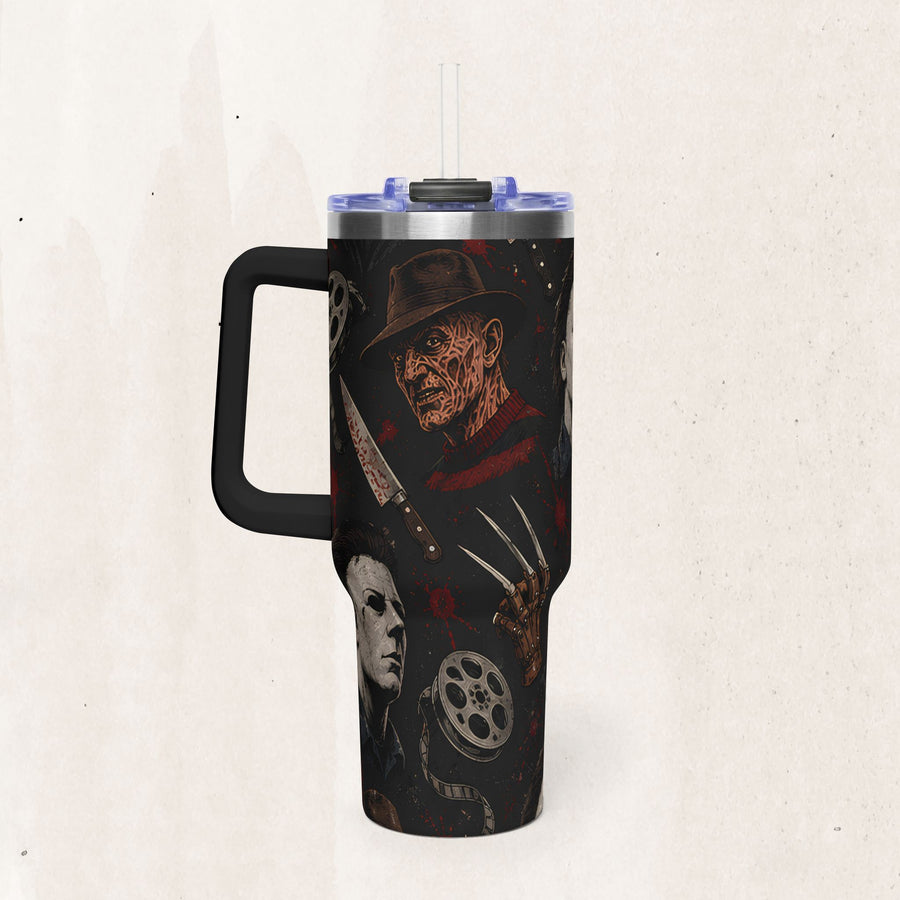 Horror Icons Vacuum Tumbler (40 oz)