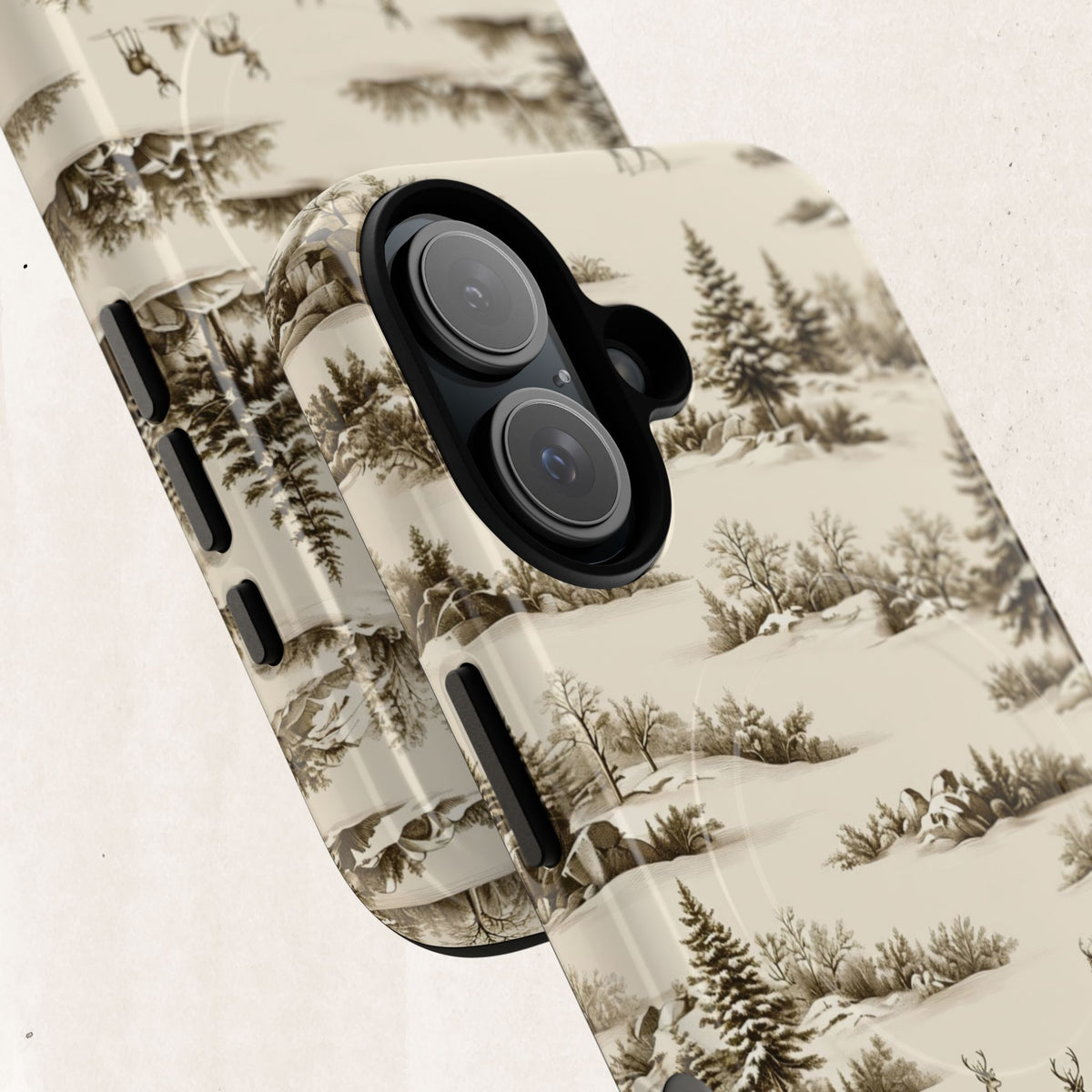 Deer & Pine Woodland Tough Magnetic Phone Case