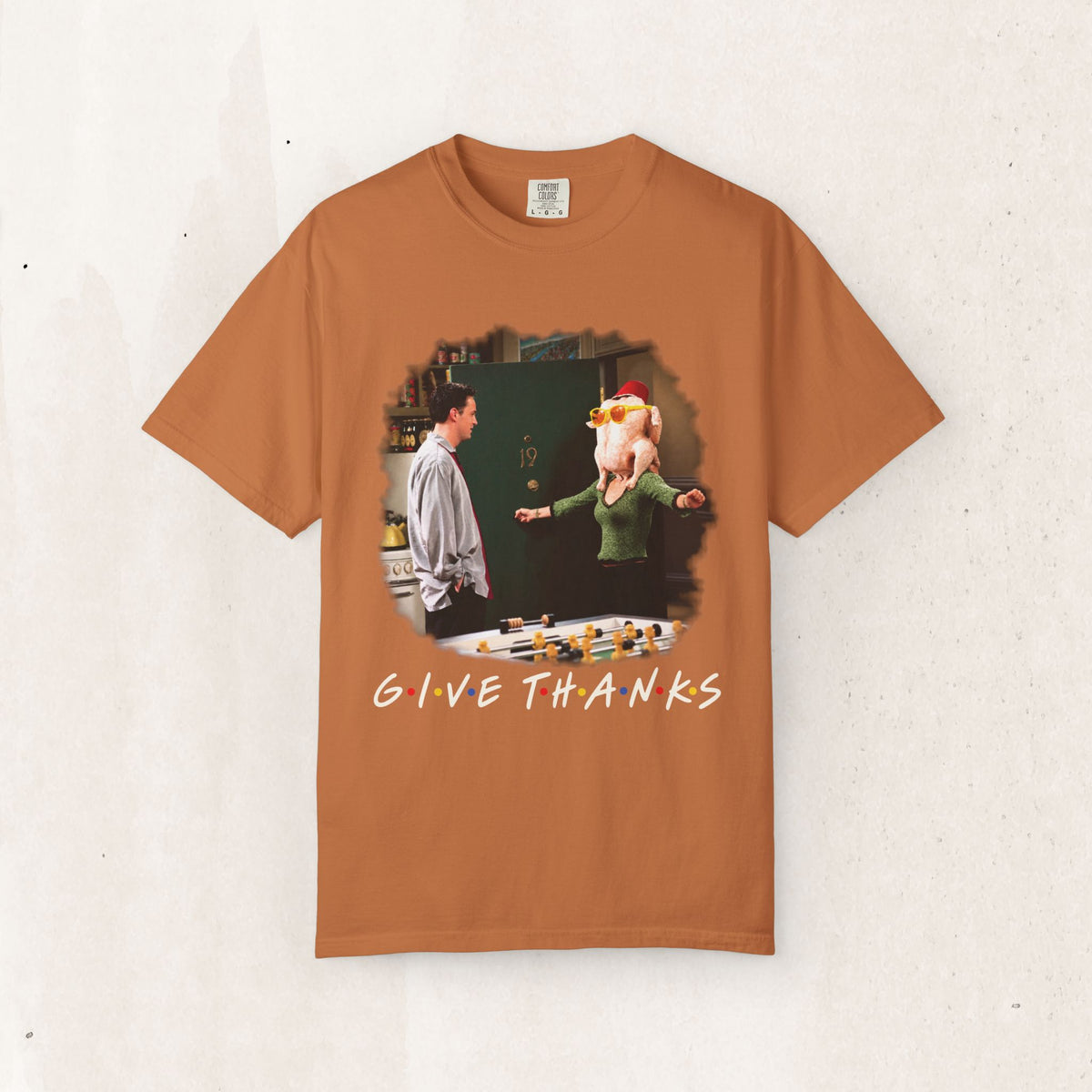 Give Thanks FRIENDS Thanksgiving Tee – Yam