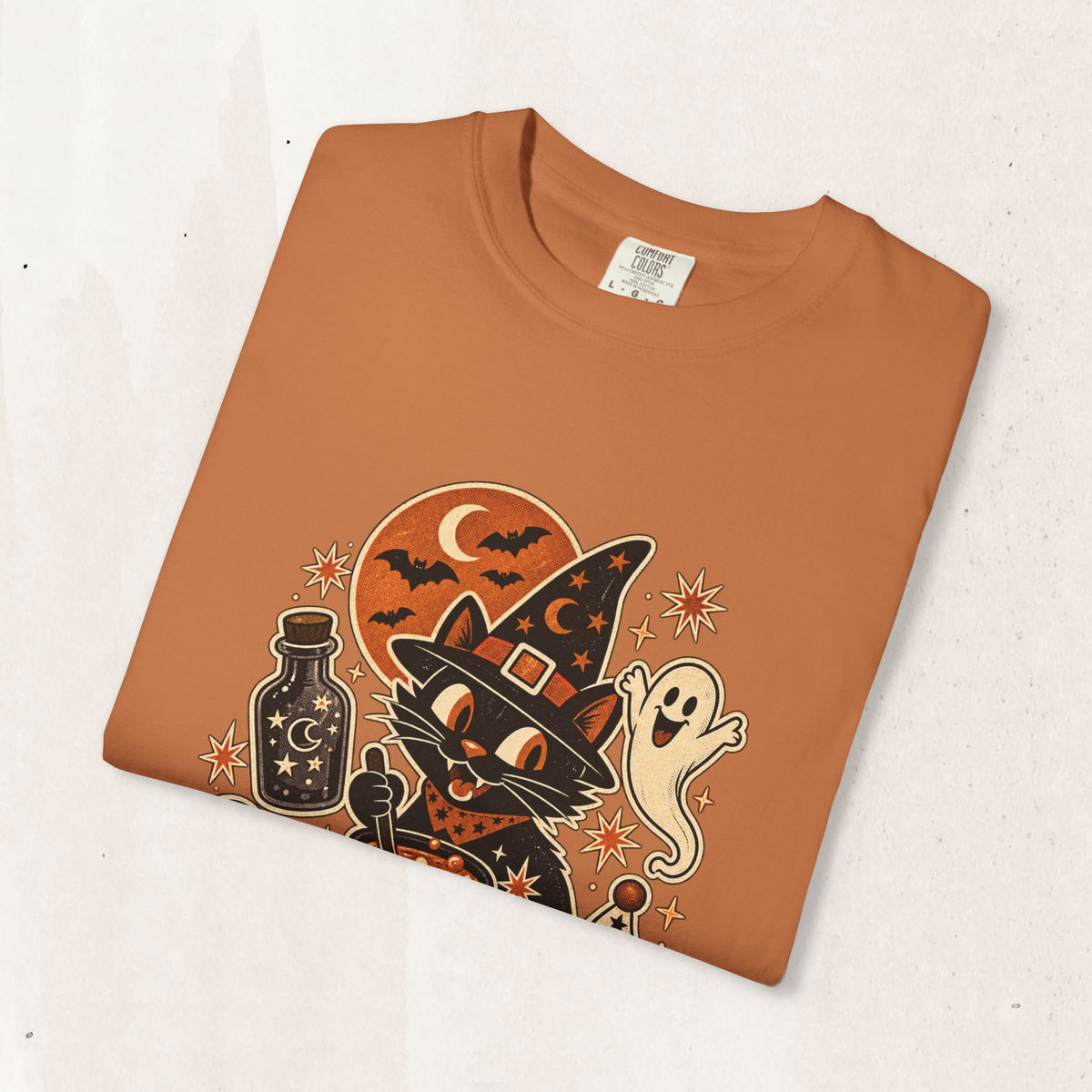 Halloween Cats & Pumpkins Tee