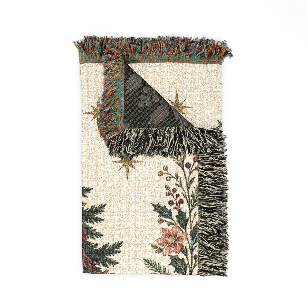 Christmas Tree Woven Blanket Printify
