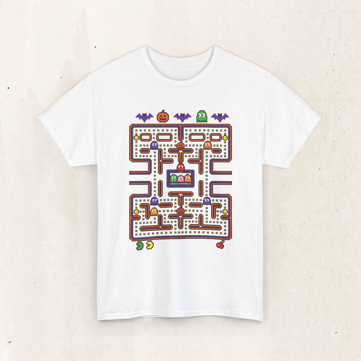 Halloween Pac-Man Graphic Tee