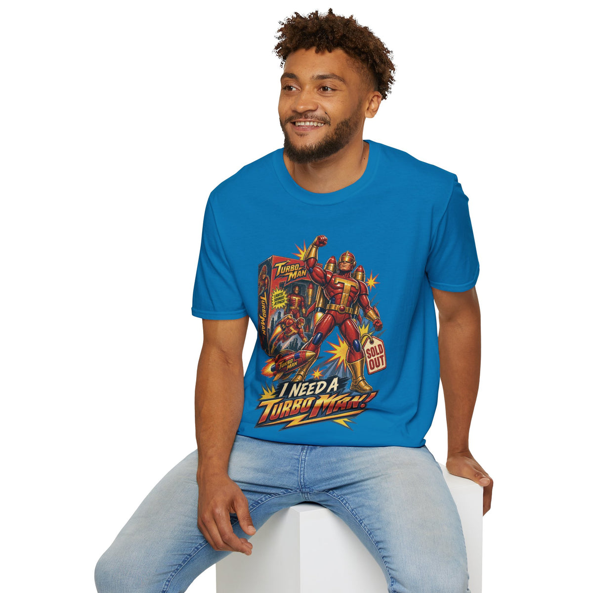 Turbo Man Graphic Tee - Jingle All The Way