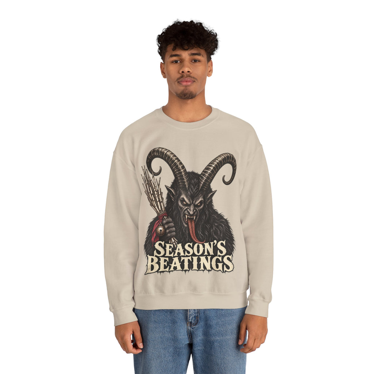 Krampus Christmas Crewneck Sweatshirt