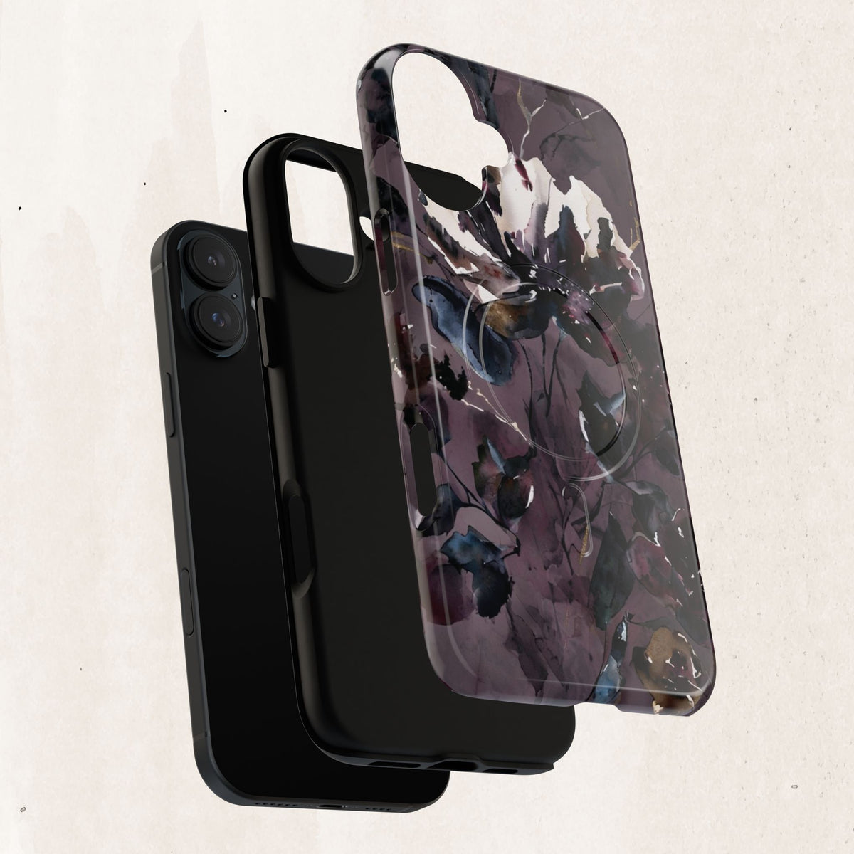 Floral Noir Magnetic Phone Case