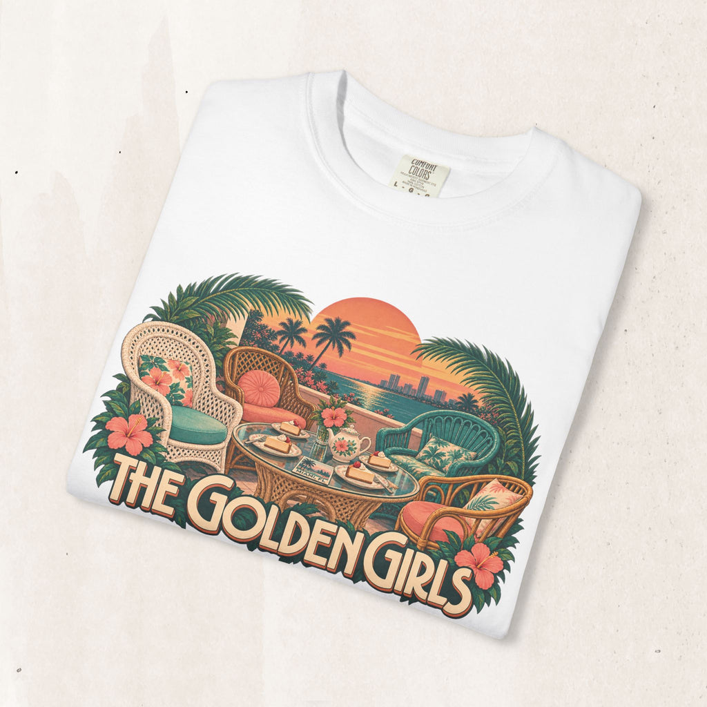 Golden Girls Retro Sunset Tee