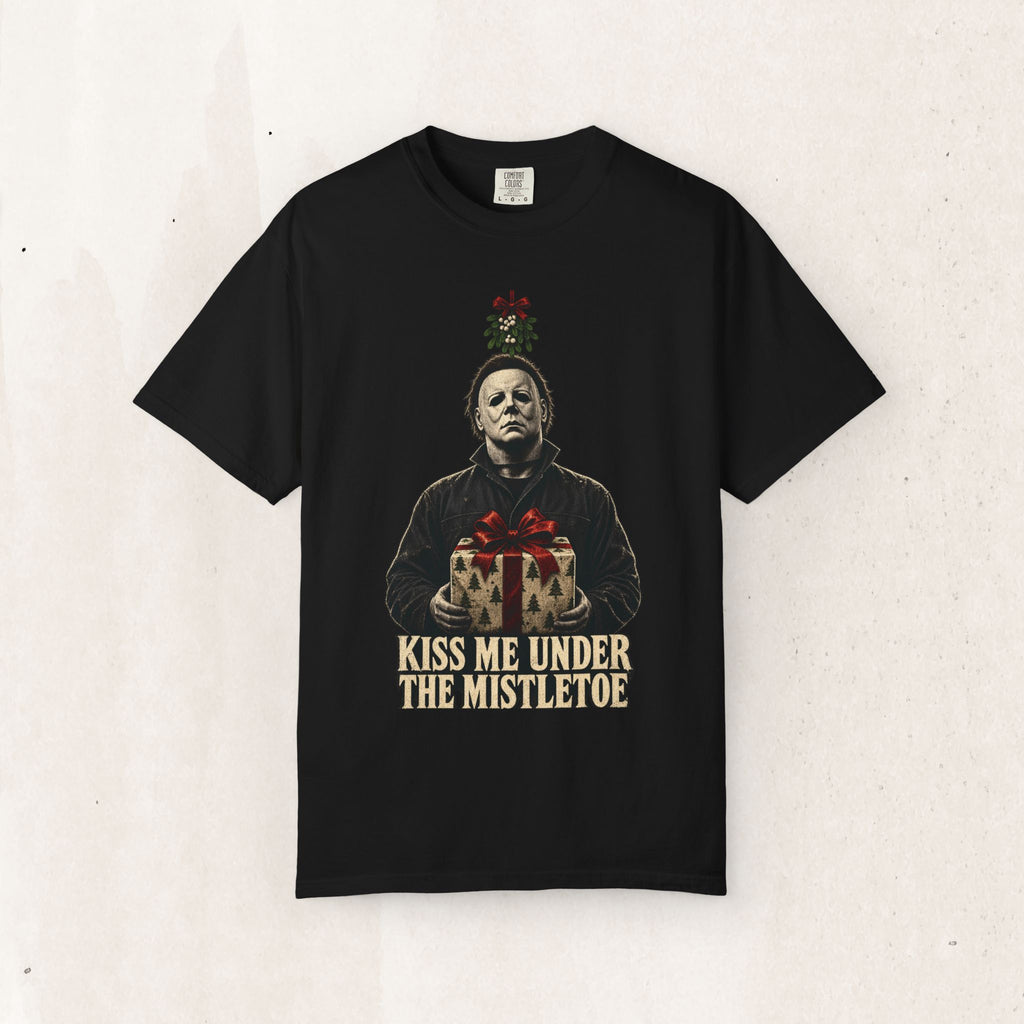 Michael Myers Kiss Me Under the Mistletoe Tee