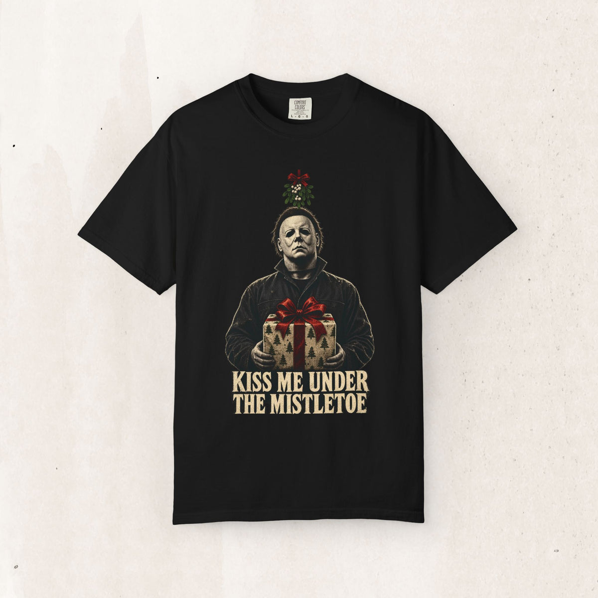 Michael Myers Kiss Me Under the Mistletoe Tee