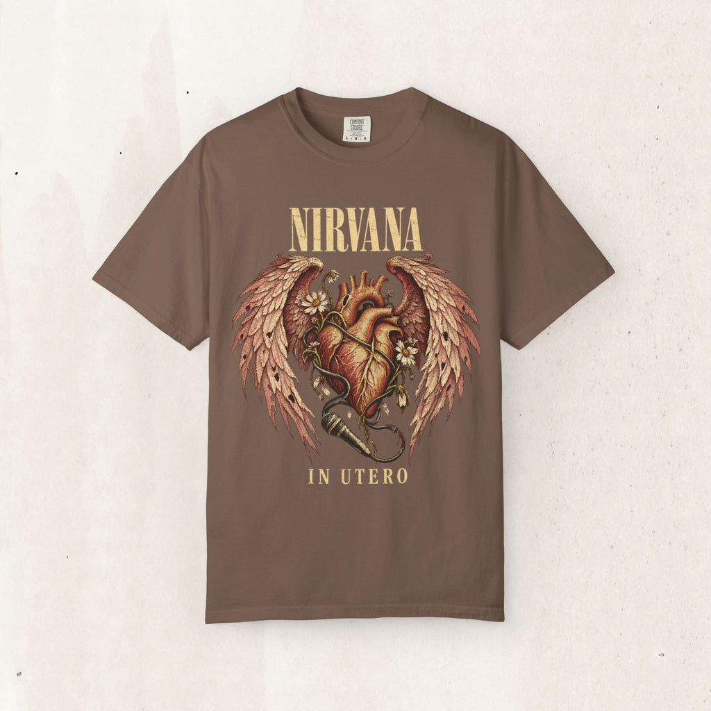 Nirvana "In Utero" Heart Wings Tee