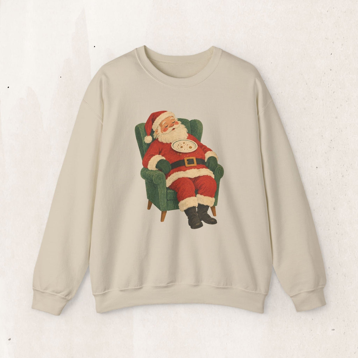 Vintage Santa Claus in Armchair sweatshirt