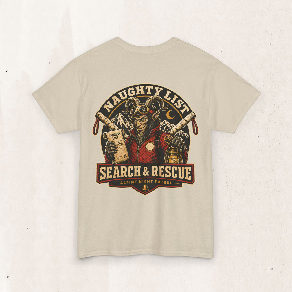 Naughty List Search & Rescue Graphic Tee