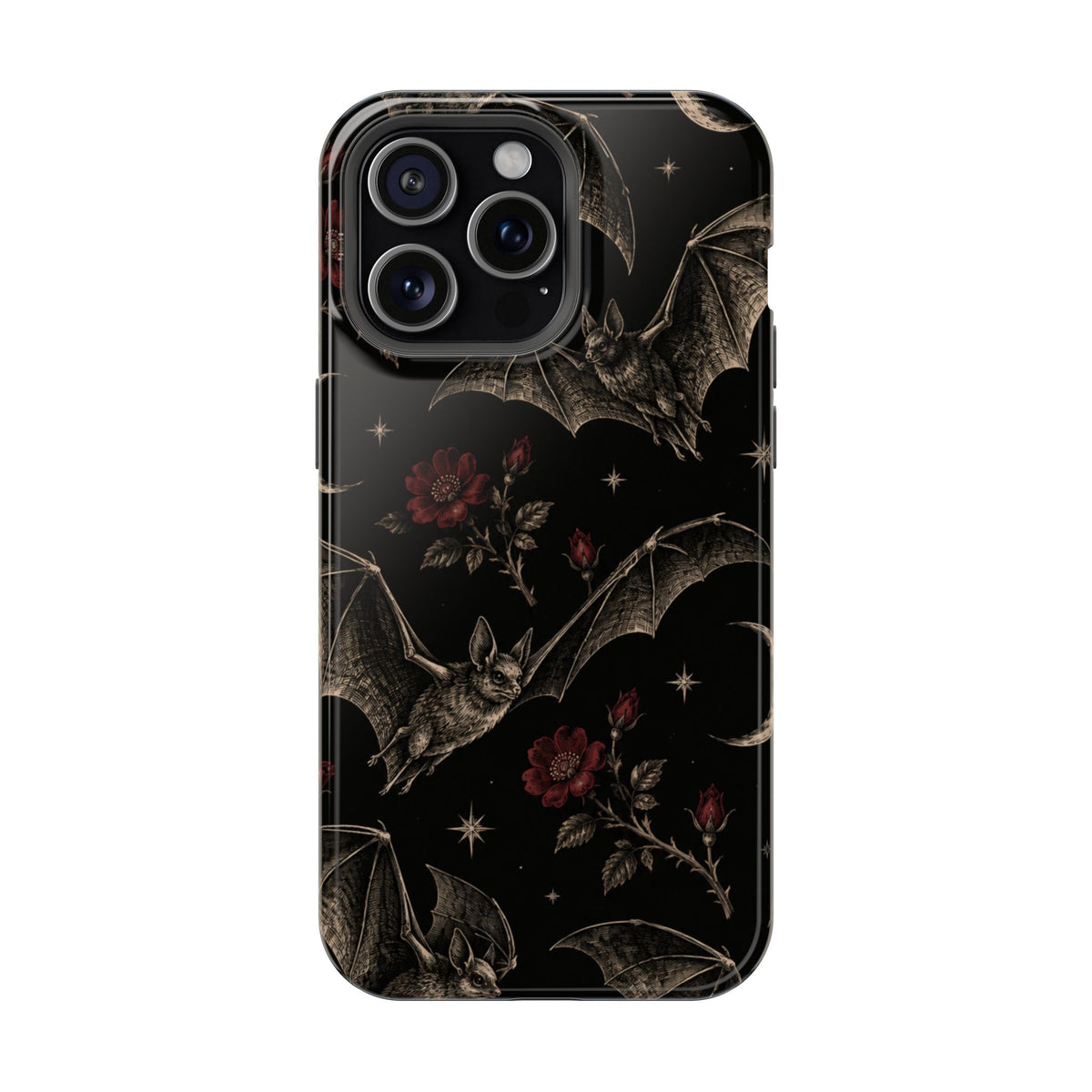 Gothic Bat & Moon Magnetic Phone Case, alternate view