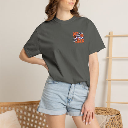 Embroidered Retro "October" Halloween Tee