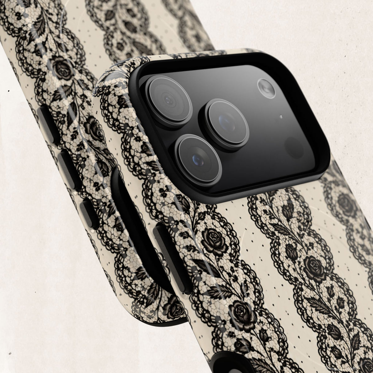 Lace Stripes Magnetic Phone Case