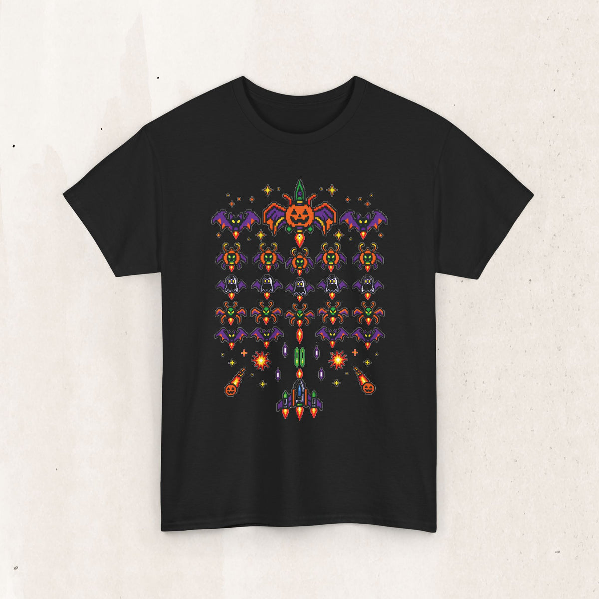 Halloween Galaga Graphic Tee