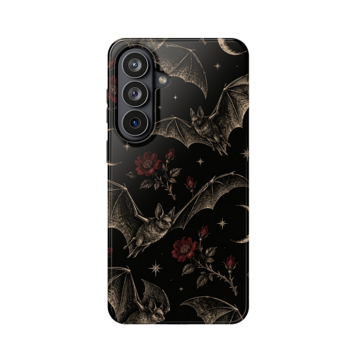 Gothic Bat & Moon Magnetic Phone Case, alternate view