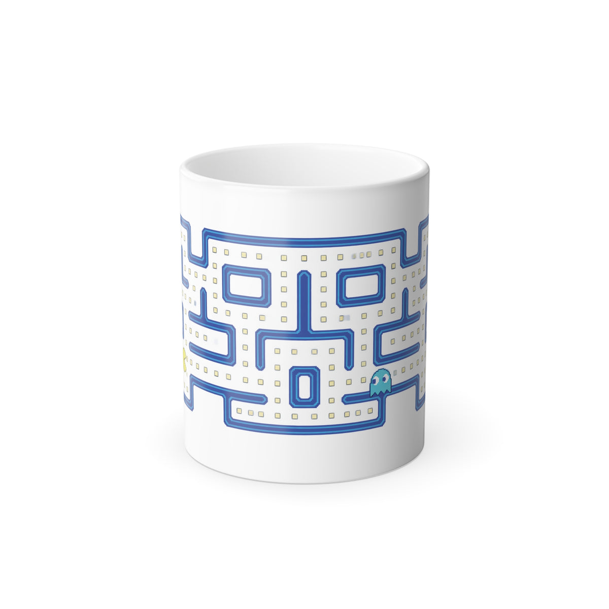 Pac-Man Maze Color-Changing Mug