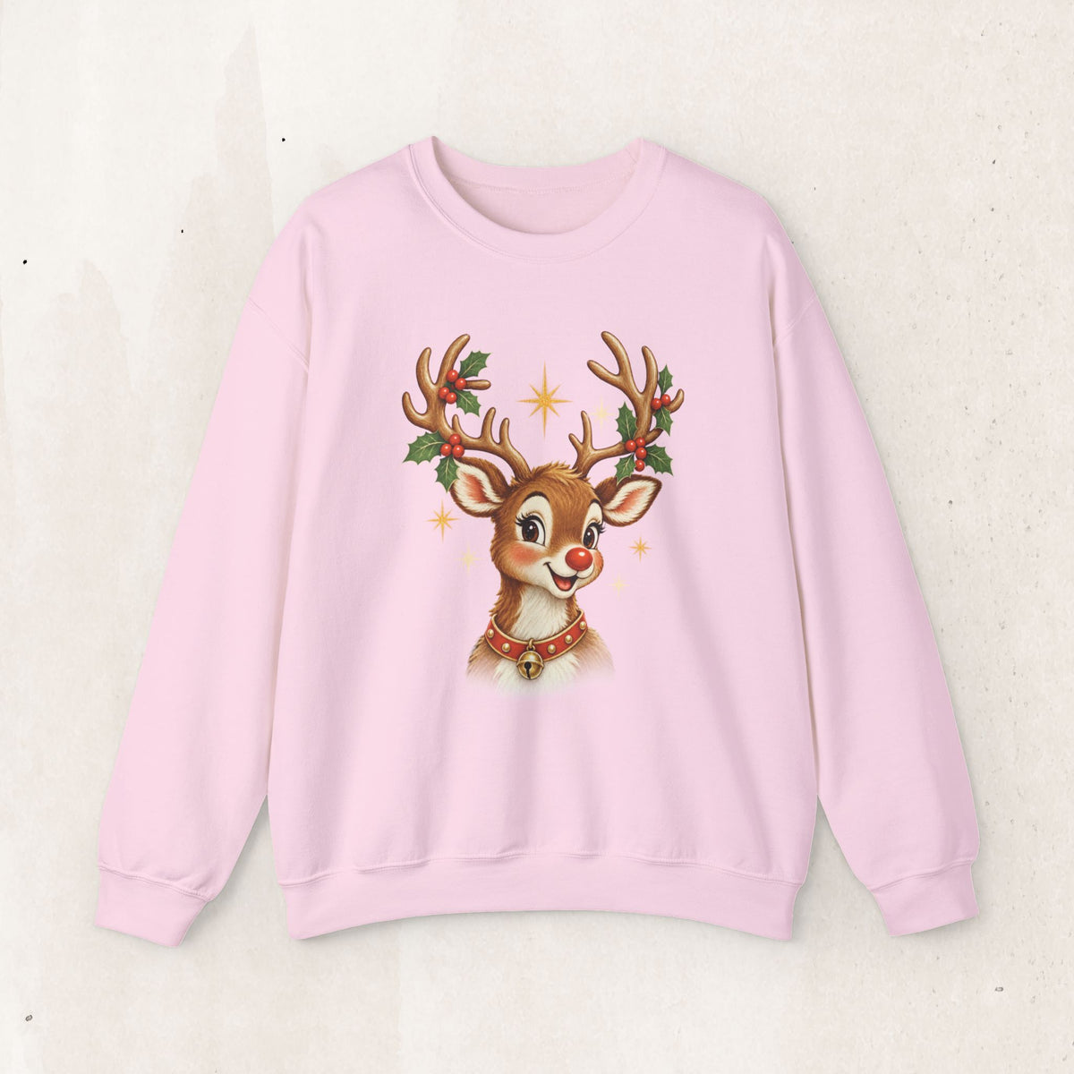 Vintage Rudolph Graphic Crewneck Sweatshirt