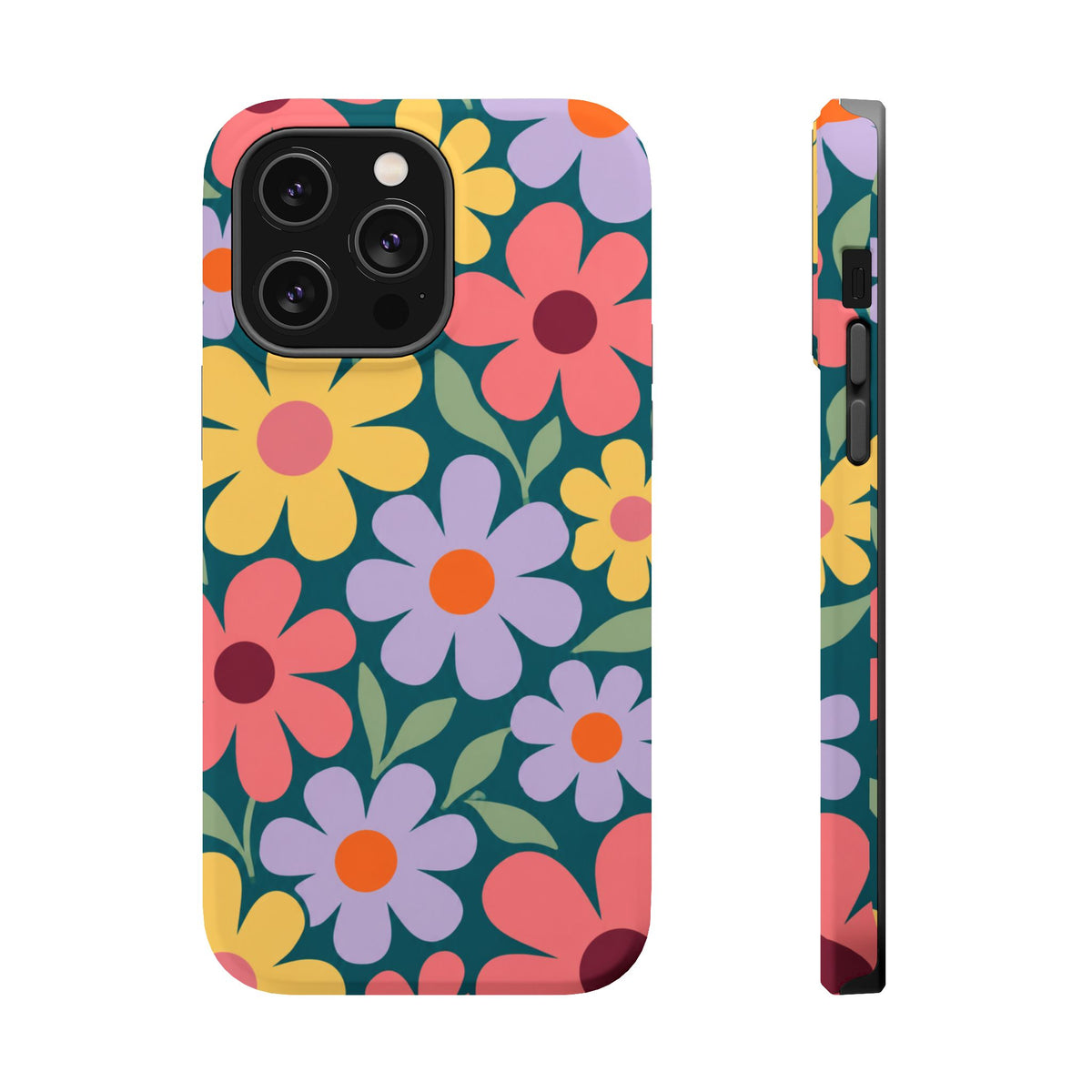 Retro Floral Phone Case, alternate view