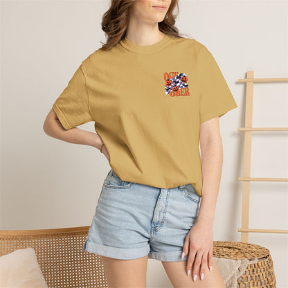Embroidered Retro "October" Halloween Tee