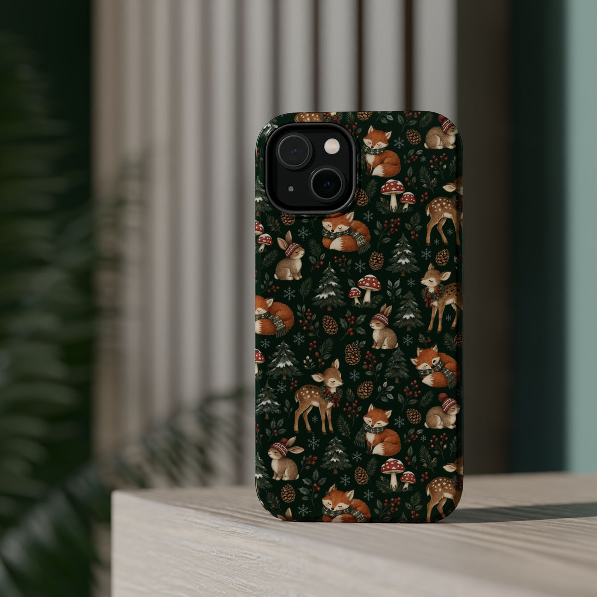 Woodland Fox & Deer MagSafe Phone Case, alternate view