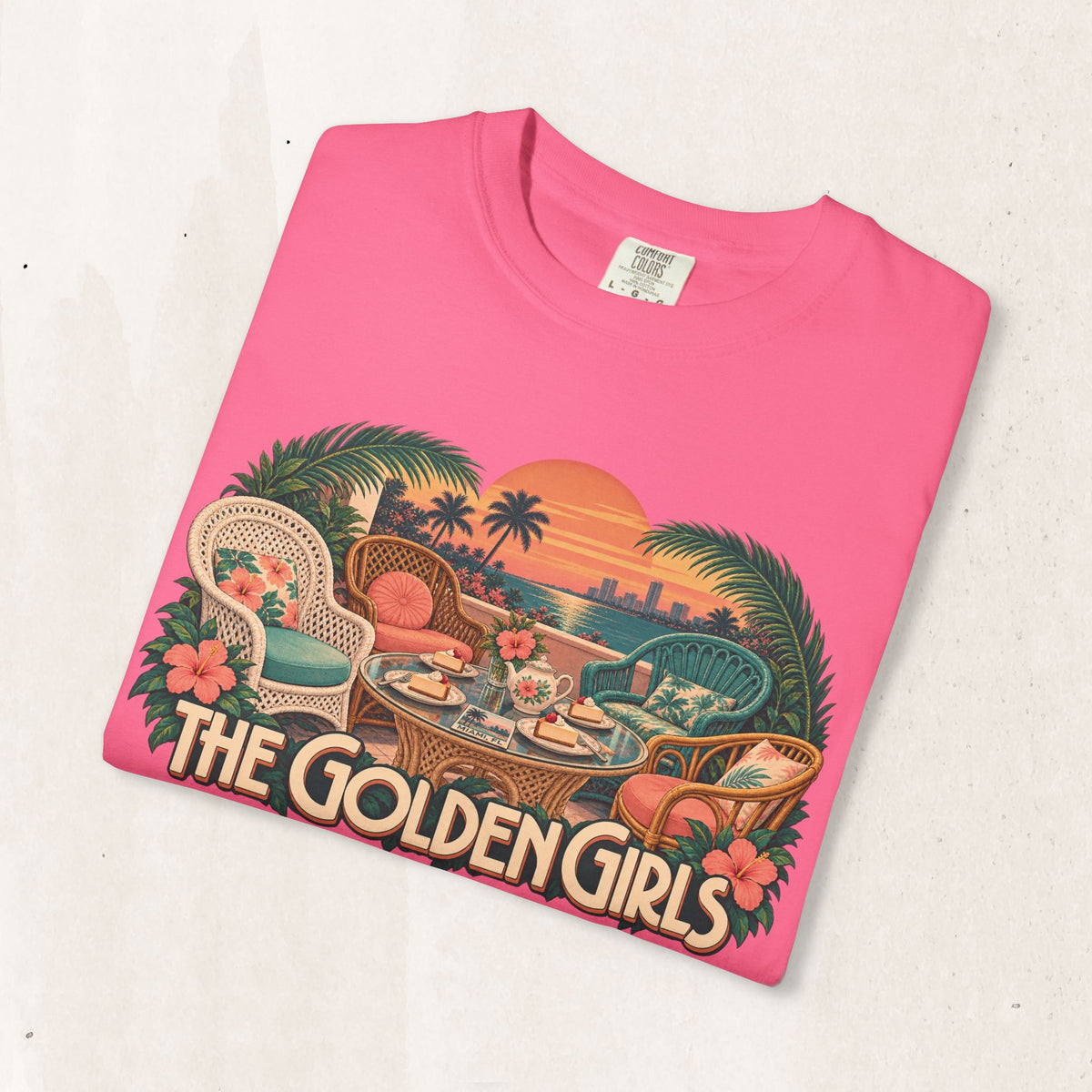Golden Girls Retro Sunset Tee