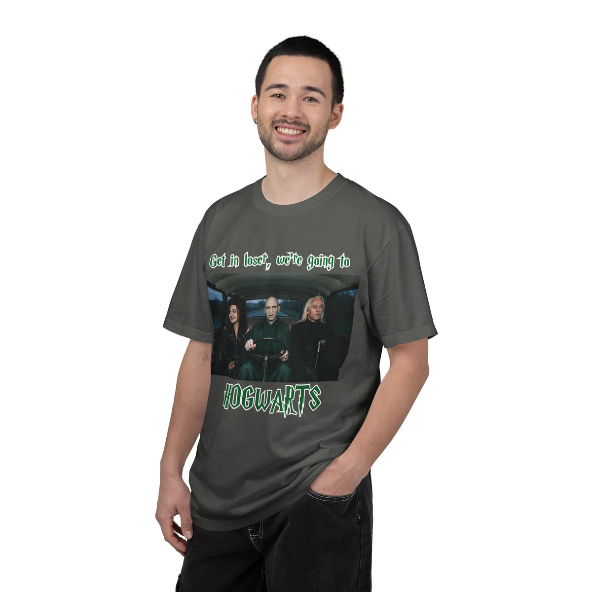 Get in Loser We're Going to Hogwarts Tee in Chili, alternate view