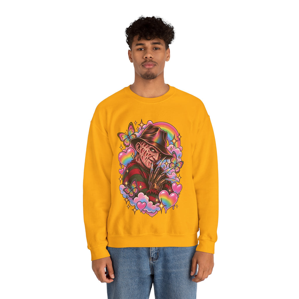 Freddy Krueger Rainbow Crewneck Sweatshirt
