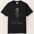 Death Eaters Dark Mark Smoke Tee – Dark Wizard Graphic – Black