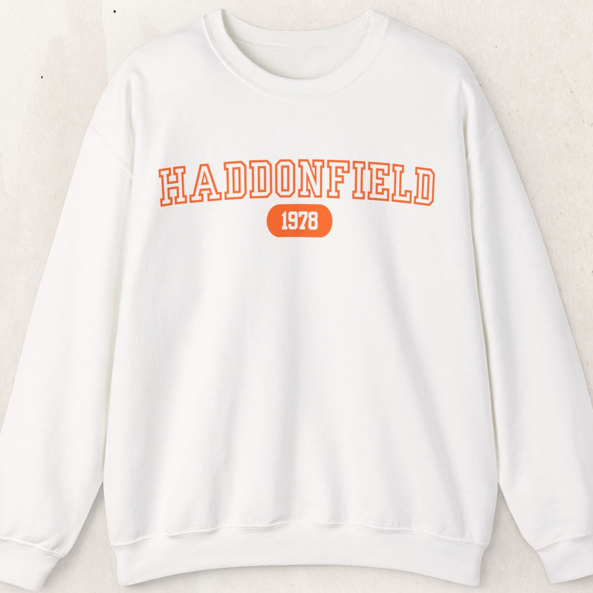Haddonfield 1978 Halloween Sweatshirt – White