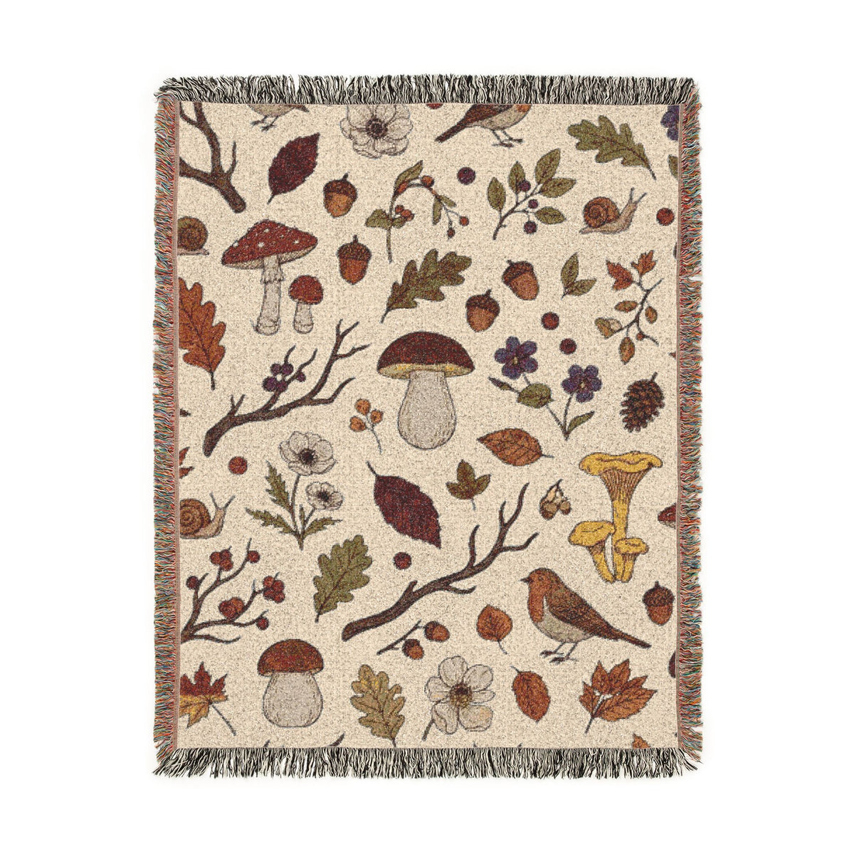 Autumn Forage Woven Blanket