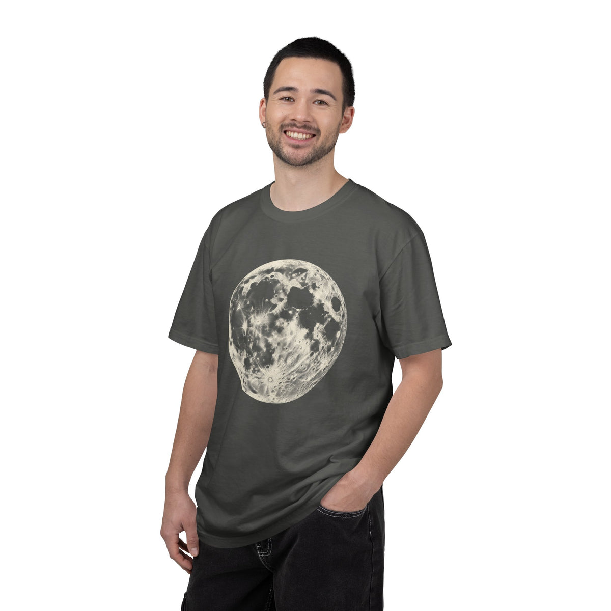 Moon Phase Graphic Tee in Pepper, alternate view