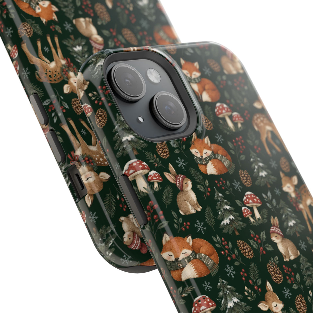 Woodland Fox & Deer MagSafe Phone Case, alternate view